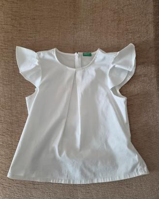 Maglietta bambina 8-9 anni Benetton 