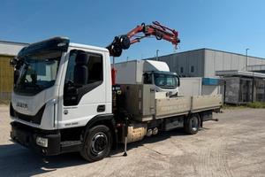 Iveco 100E22 euro 6 gru con attivazioni + cassone 
