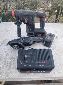 Smerigliatrice e Tassellatore WURTH 18V