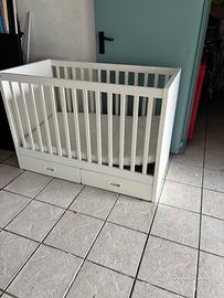 Lettino con le sbarre