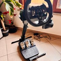 Volante Logitech G920 Xbox + cambio + postazione