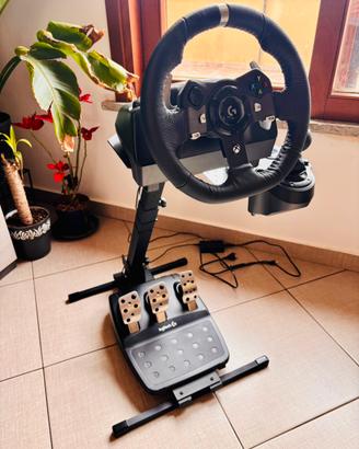 Volante Logitech G920 Xbox + cambio + postazione