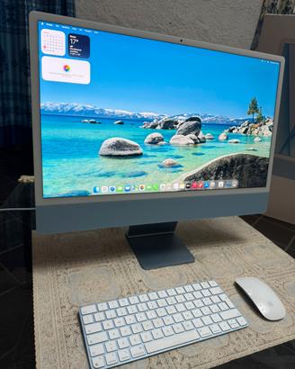 iMac 24” 4.5K (2022) Blue - APPLE M1 8GB/256GB