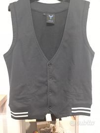 gilet nero con fascia bianca e nera YOLE uomo