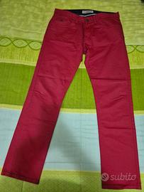 Pantalone estivo Cotton & Silk tg.50 Rosso 