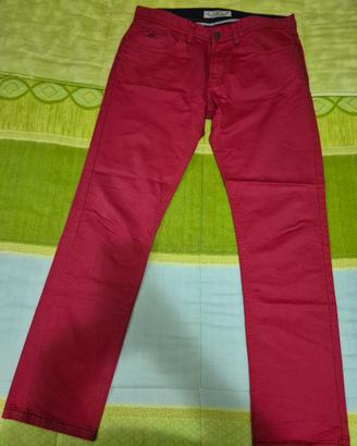 Pantalone estivo Cotton & Silk tg.50 Rosso 