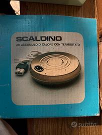Scaldino ad accumulo di calore con termostato