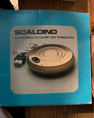 Scaldino ad accumulo di calore con termostato