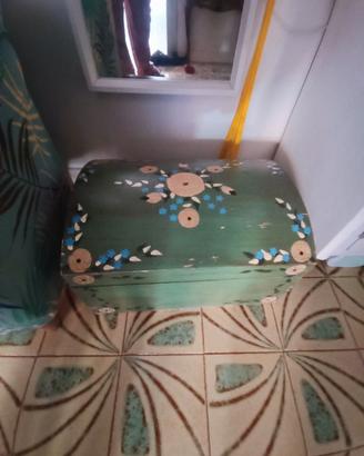 Baule in legno vintage