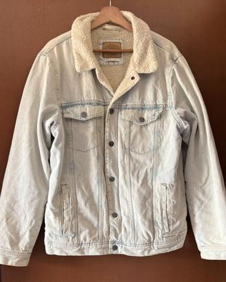 Giacca jeans Pull&Bear con interno sherpa
