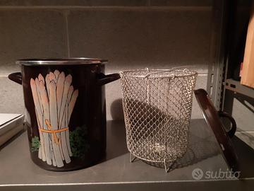 Pentola x cottura asparagi