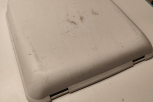 Oblò fiamma cupola bianca