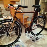 Bicicletta a scatto fisso con ruota flip-flop