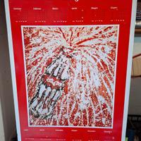 Calendario 2003 locandina Coca Cola