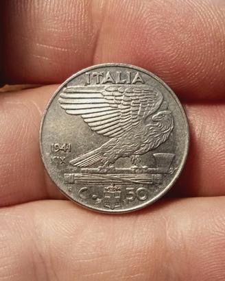 50 centesimi 1941 XIX