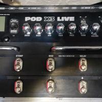 pedaliera chitarra/basso line6  x3 Live