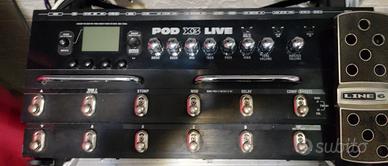 pedaliera chitarra/basso line6  x3 Live