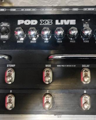 pedaliera chitarra/basso line6  xt Live