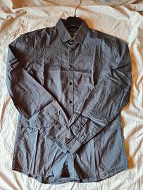 Camicia Grigia a Righe Celio