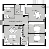 Appartamento con seminterrato 160mq