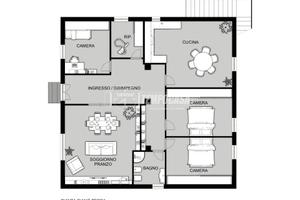 Appartamento con seminterrato 160mq