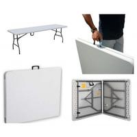 Tavolo Pieghevole in acciaio cm242x74