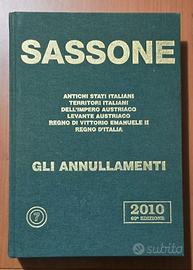 Catalogo Sassone - Gli annullamenti 2010 - Nuovo