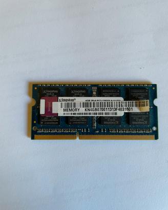 RAM 4GB Kingston DDR3 PC3. 10600S 1333MHz