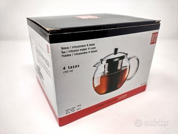 Teiera in vetro con infusore - 700 ml