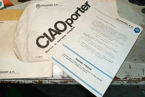 kit pubblicità piaggio porter brossure volantino