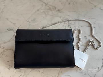 Borsetta Blu Astore in pelle nuova