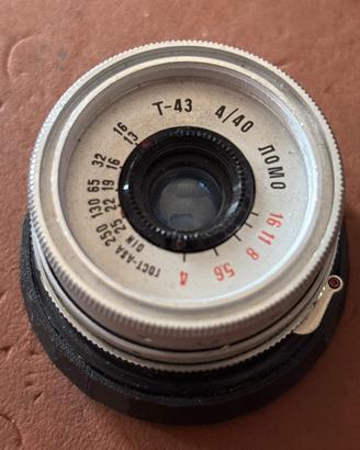 Lomo T 43 4/40 obiettivo