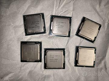 6 x Intel i3 6100 + 3 GPU + 6 Dissipatori ventola
