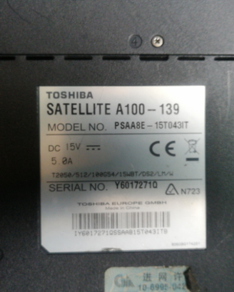 Toshiba a100-139 - Pezzi di ricambio