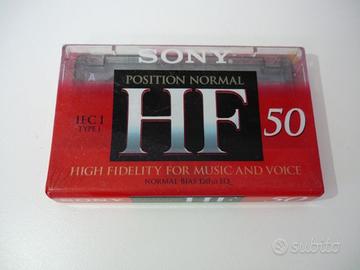 Musicassetta Sony HF50 originale e imballata