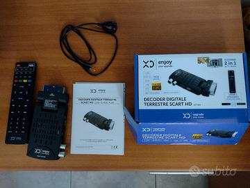 Decoder digitale terrestre scart HD XD enjoy 