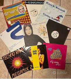 Lotto N.70 Dischi vinile Mix Dance anni 90/2000