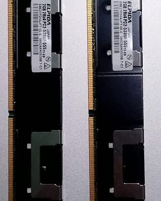 Memorie RAM 2GB HP ELPIDA PC2-5300 DDR2 FB-DIMM EC