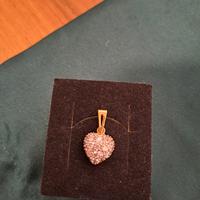 Ciondolo in oro 750 18k con zirconi