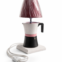 Lampada Artigianale da Tavolo con Vera Moka