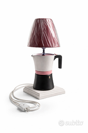 Lampada Artigianale da Tavolo con Vera Moka