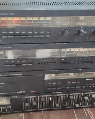 impianto rossini hi fi completo di 4 pezzi 