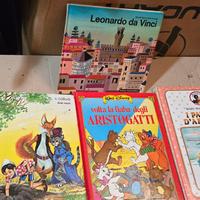 stock 4 Libri favole anni '70 