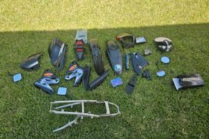 Kit  plastiche Suzuki drz 400 SM in blocco