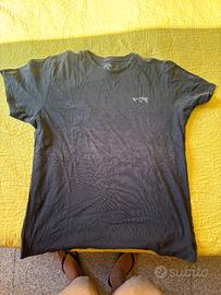 T-shirt uomo Billabong grigia logo ricamato taglia