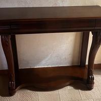 Consolle in legno con cassetto
