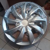 Copricerchi universali da 15'' colore silver nuovi