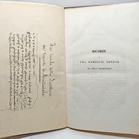 RICORDI DI UNA FAMIGLIA SENESE DEL SECOLO DECIMOTE