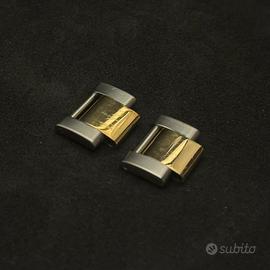 Maglia rolex acciaio e oro forate