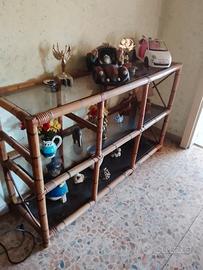 mobile porta oggetti in bambù 